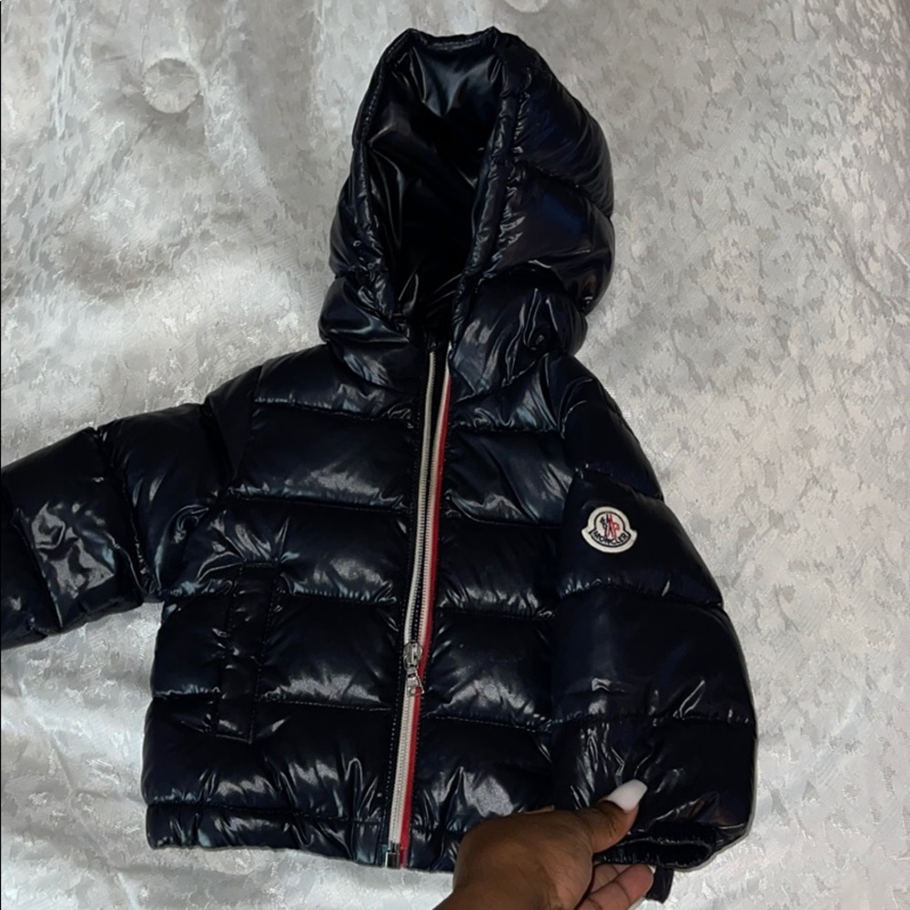 6/9 month unisex Monclear bubble coat
